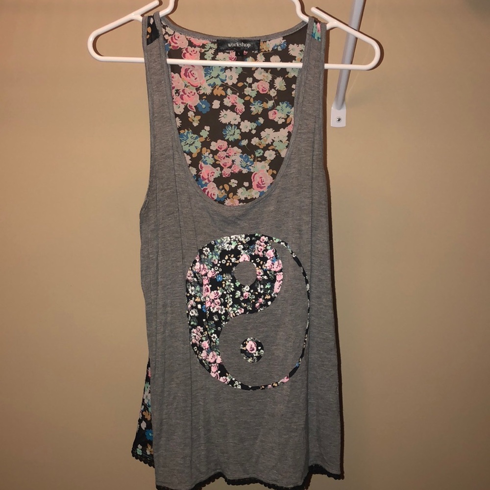 yin yang tank top